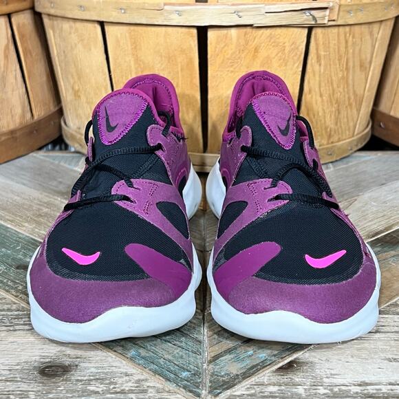 Nike Free RN 5.0 Black True Berry Pink AQ1316-007 Running Shoes Womens Size 10.5 - Picture 4 of 11
